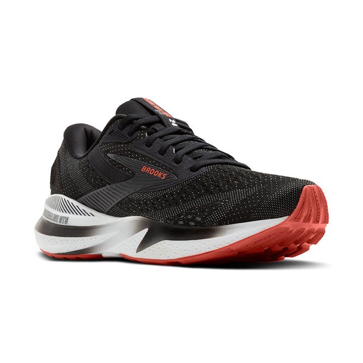 Brooks Adrenaline GTS 24 Herren black/grey/red - Winzer Gesunde Schuhe