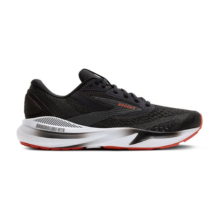 Brooks Adrenaline GTS 24 Herren black/grey/red - Winzer Gesunde Schuhe