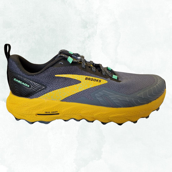 Brooks Cascadia 17 Mountain Trail Lemon Chrome Herren - Winzer Gesunde Schuhe