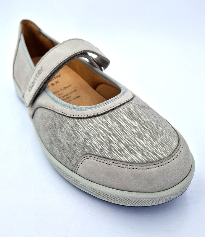 Ganter Ballerina Klara lightgrey - Winzer Gesunde Schuhe