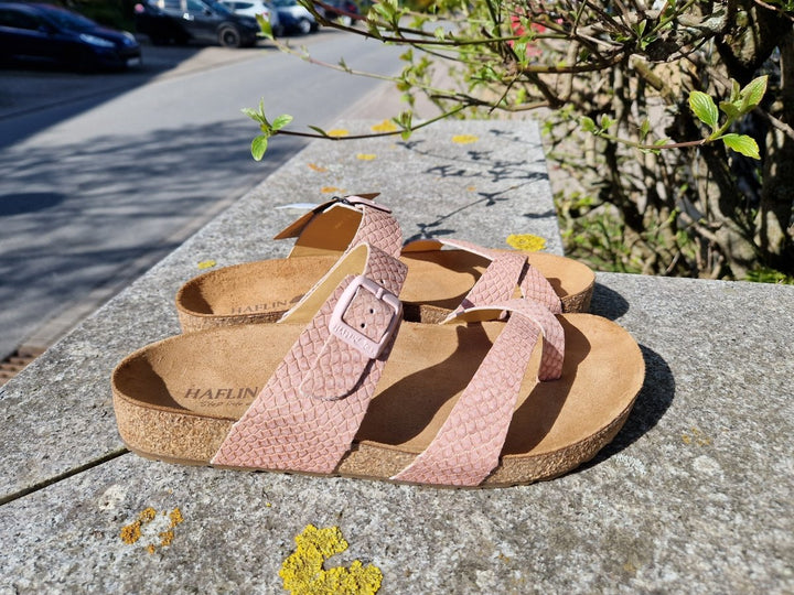 Haflinger Pantolette Bio Juno rosé - Winzer Gesunde Schuhe